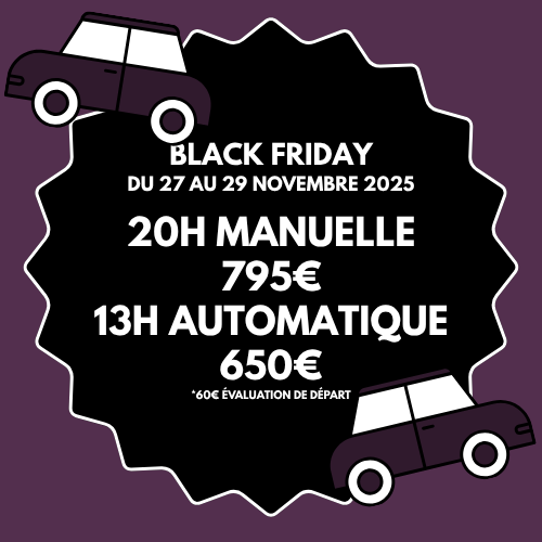 étiquette représentent la promo black friday du 27 au 29 novembre